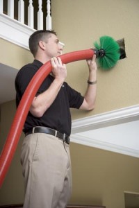 Contractor With Hose